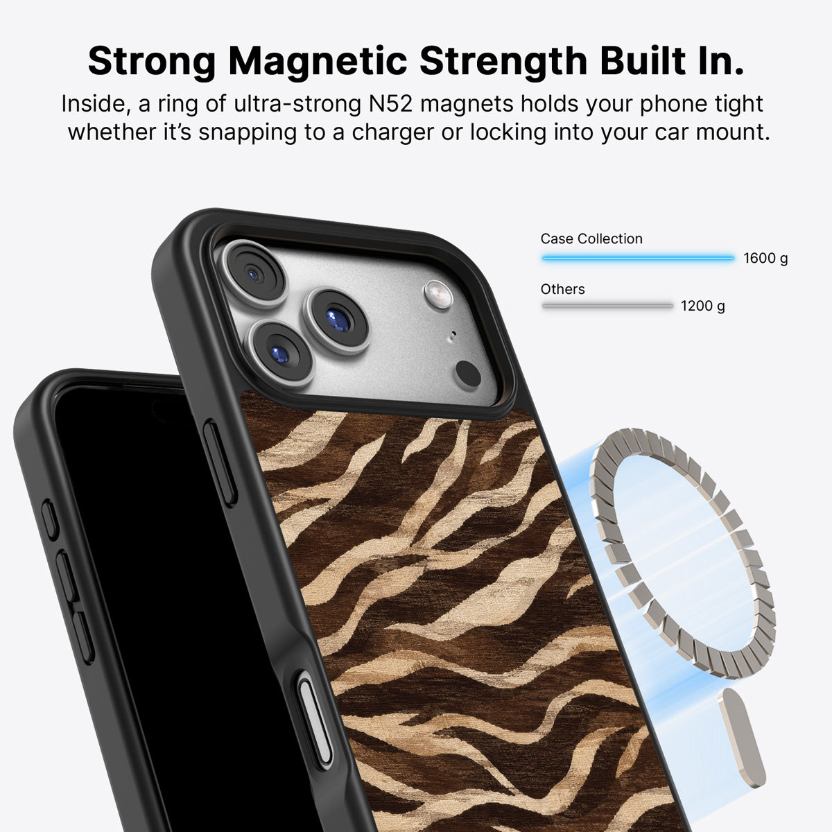 iPhone 17 Pro MagSafe case – Savanna Silk design