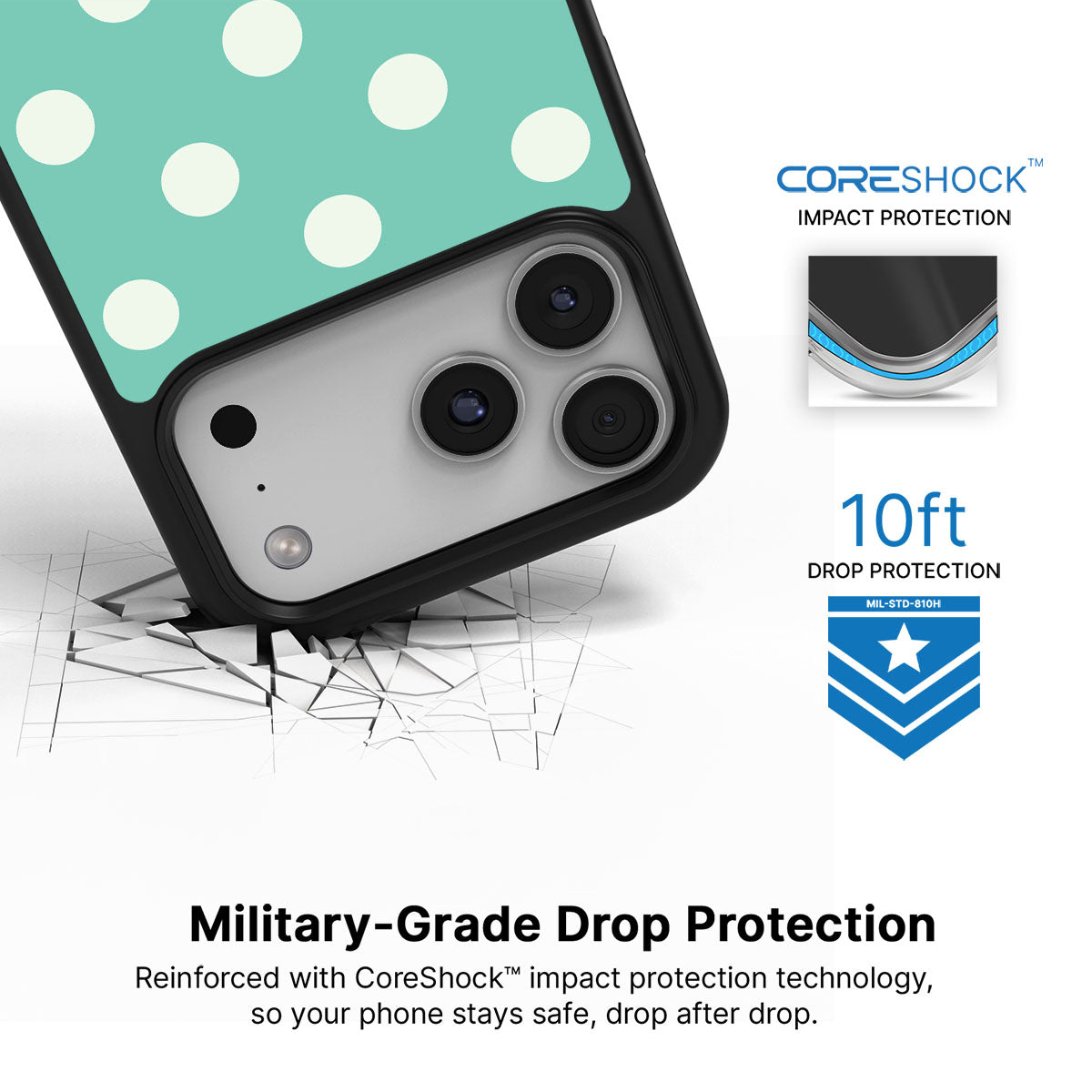 Sea Mist - iPhone 17 Pro Case #case type_core (magsafe), #case type_core (non magsafe)