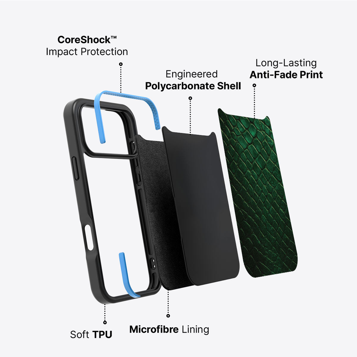 Slytherin Senses - iPhone 17 Pro Case #case type_core (non magsafe)