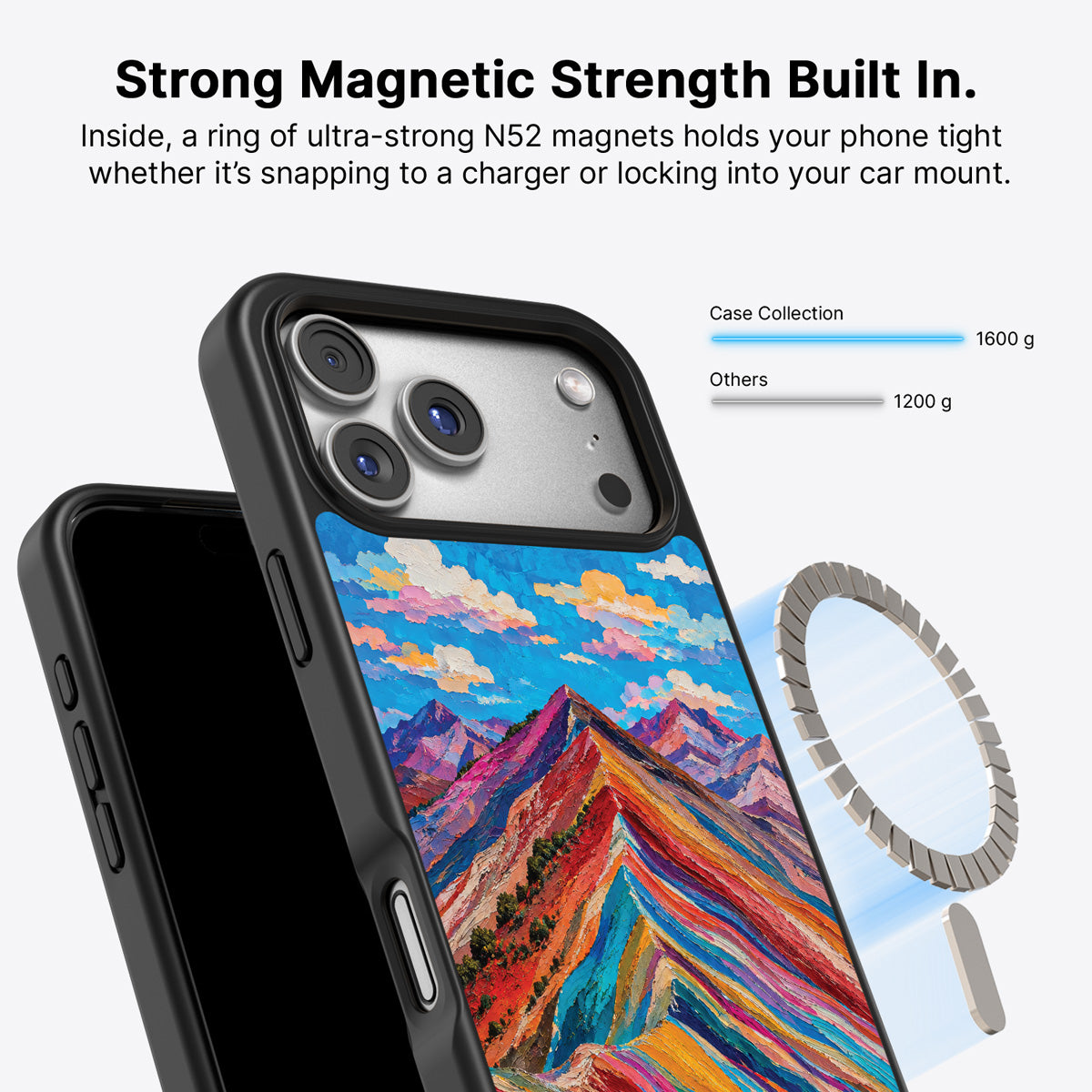 iPhone 17 Pro MagSafe case – Spectrum Ridge design