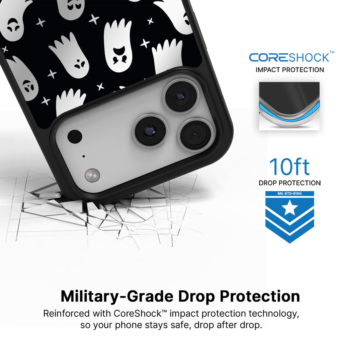 Spooky Spirits - iPhone 17 Pro Case #case type_core (magsafe), #case type_core (non magsafe)