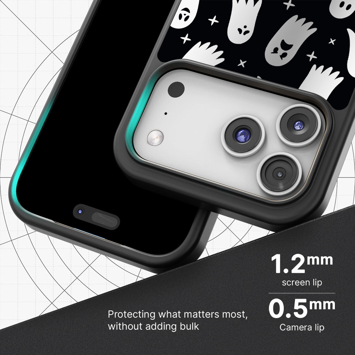 Spooky Spirits - iPhone 17 Pro Case #case type_core (magsafe), #case type_core (non magsafe)