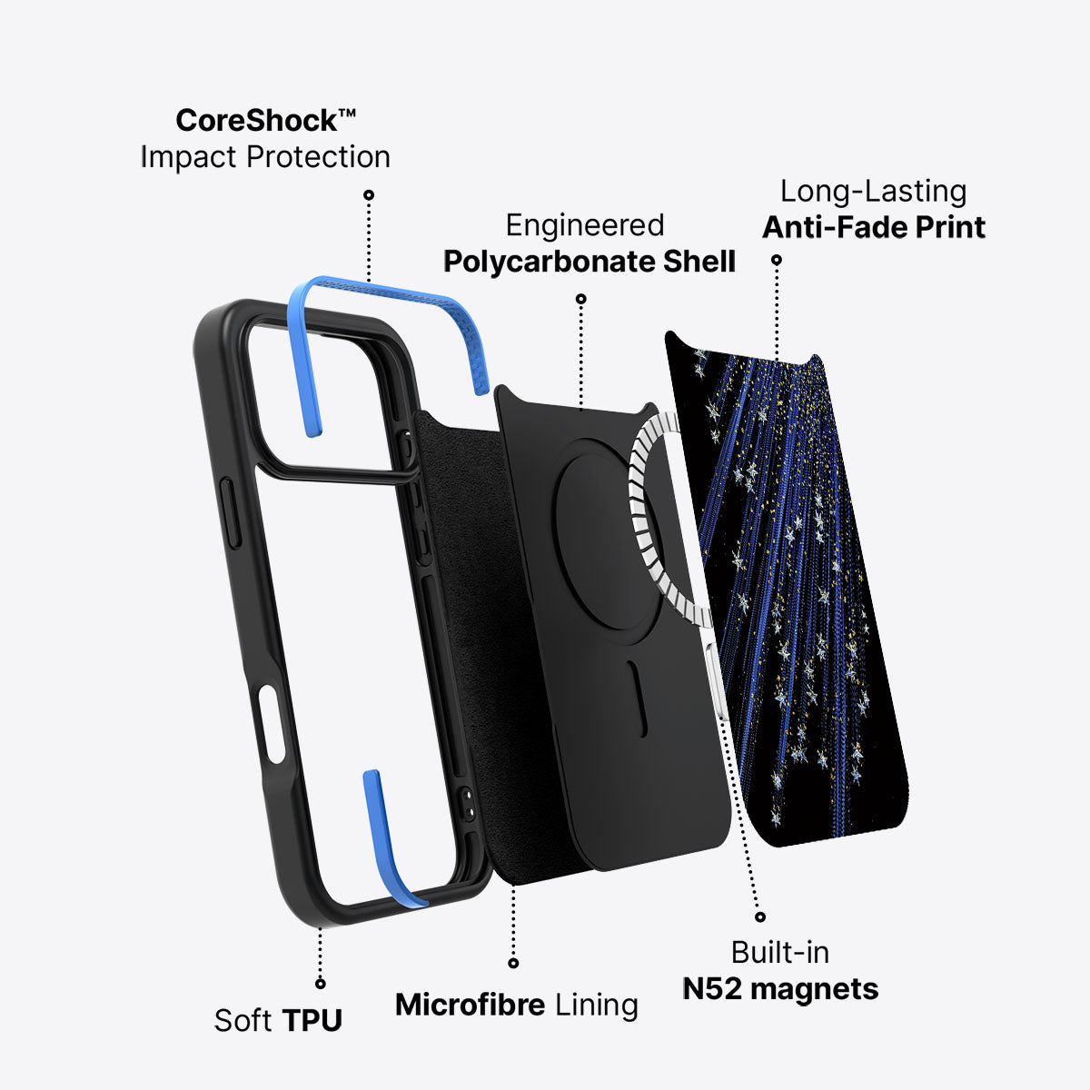 Star Cascade - iPhone 17 Pro Case