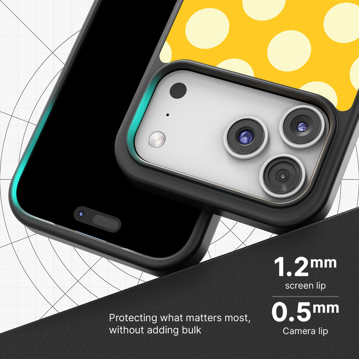 Sunny Dots - iPhone 17 Pro Case #case type_core (magsafe), #case type_core (non magsafe)