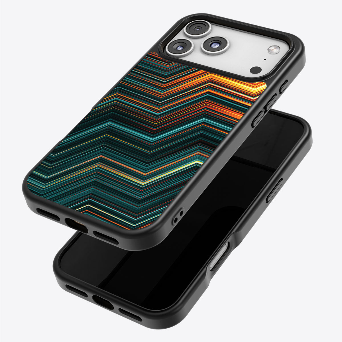 Techno Waves - iPhone 17 Pro Case #case type_core (magsafe), #case type_core (non magsafe)