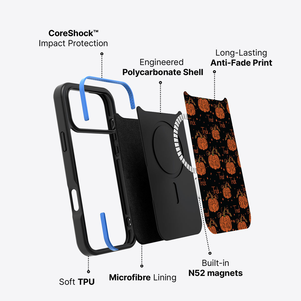 Trick Treat - iPhone 17 Pro Case, #case type_core (magsafe)