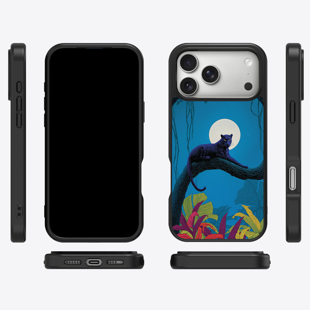 Tropic Panther - iPhone 17 Pro Case