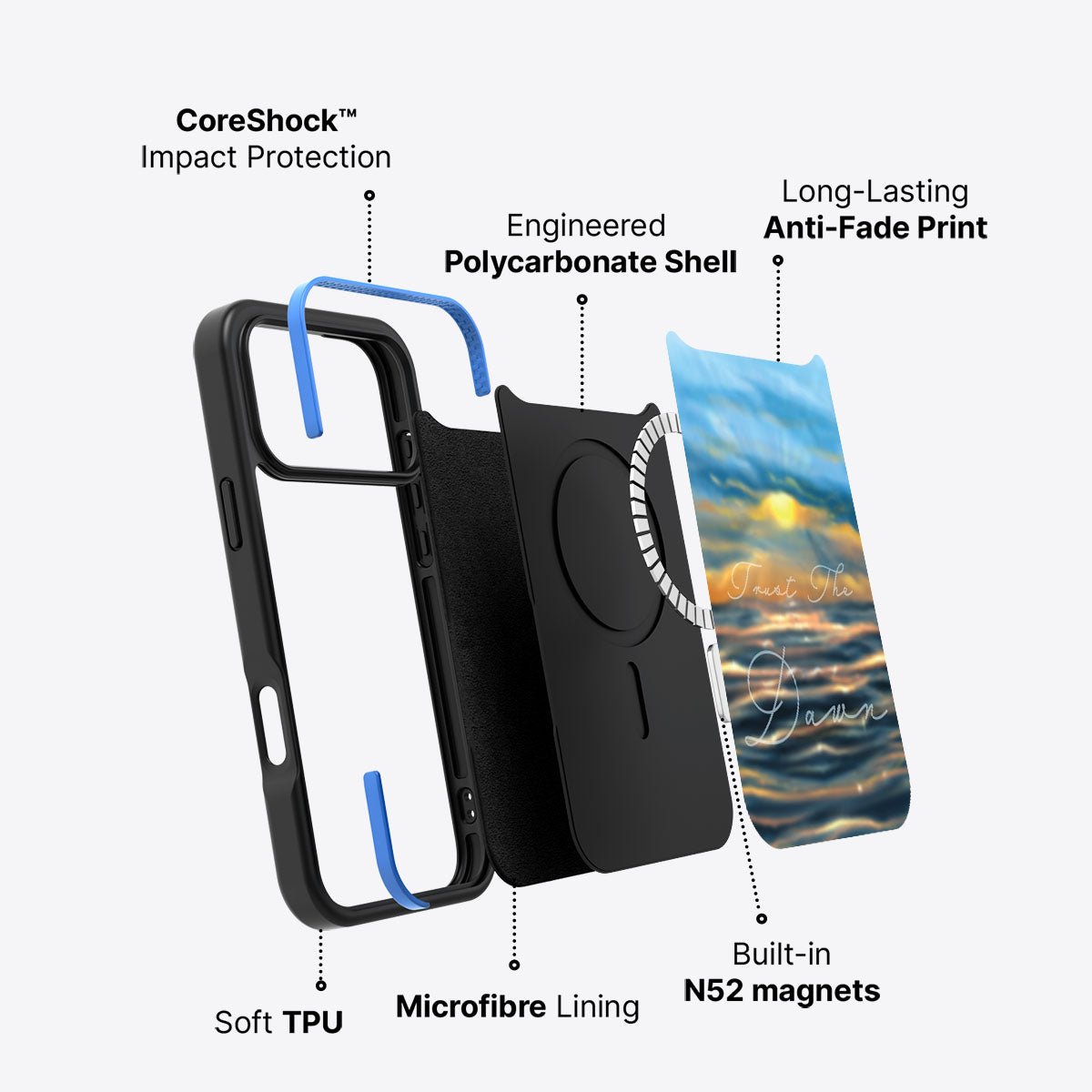 Trust the Dawn - iPhone 17 Pro Case #case type_core (magsafe)