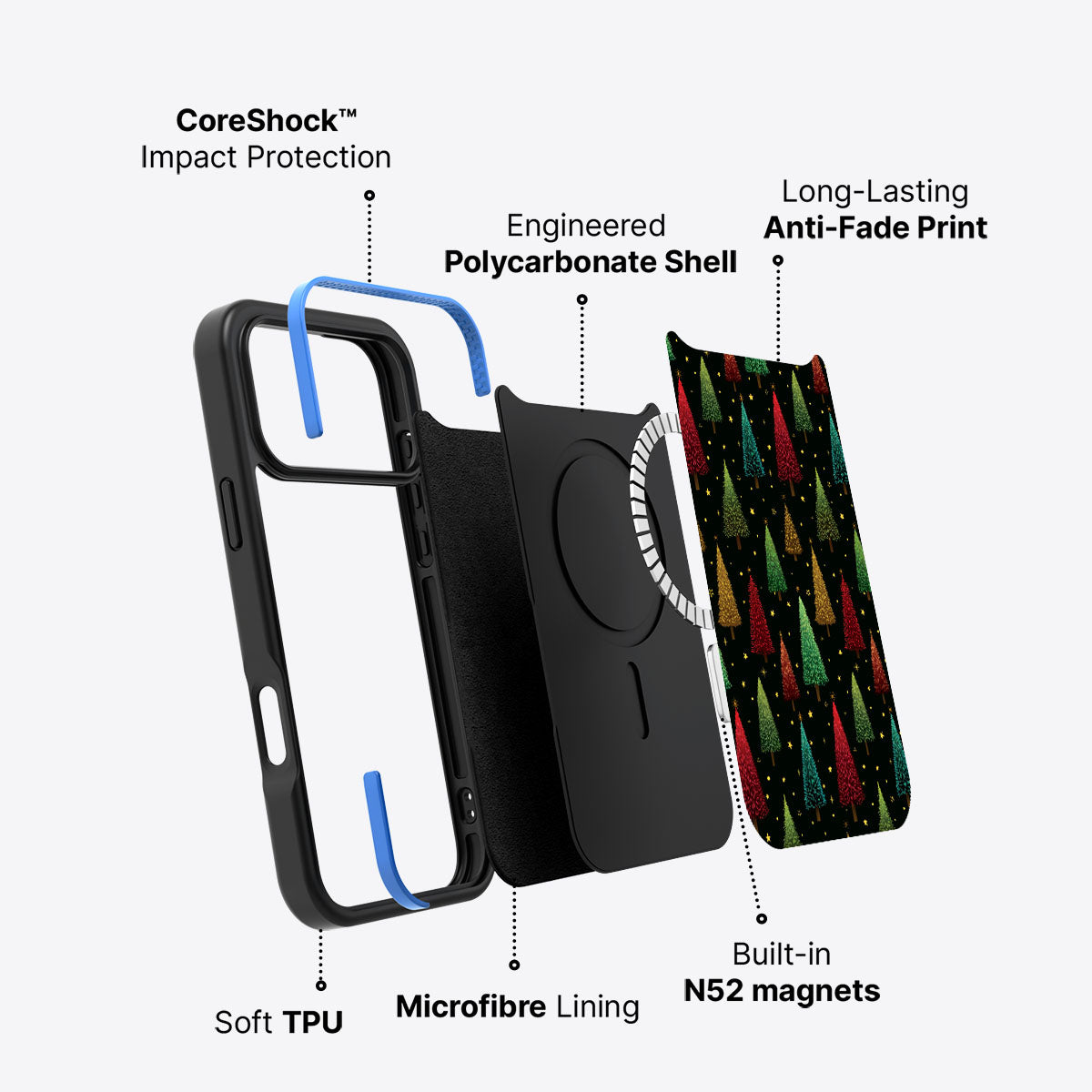 Twilight Trees - iPhone 17 Pro Case #case type_core (magsafe)