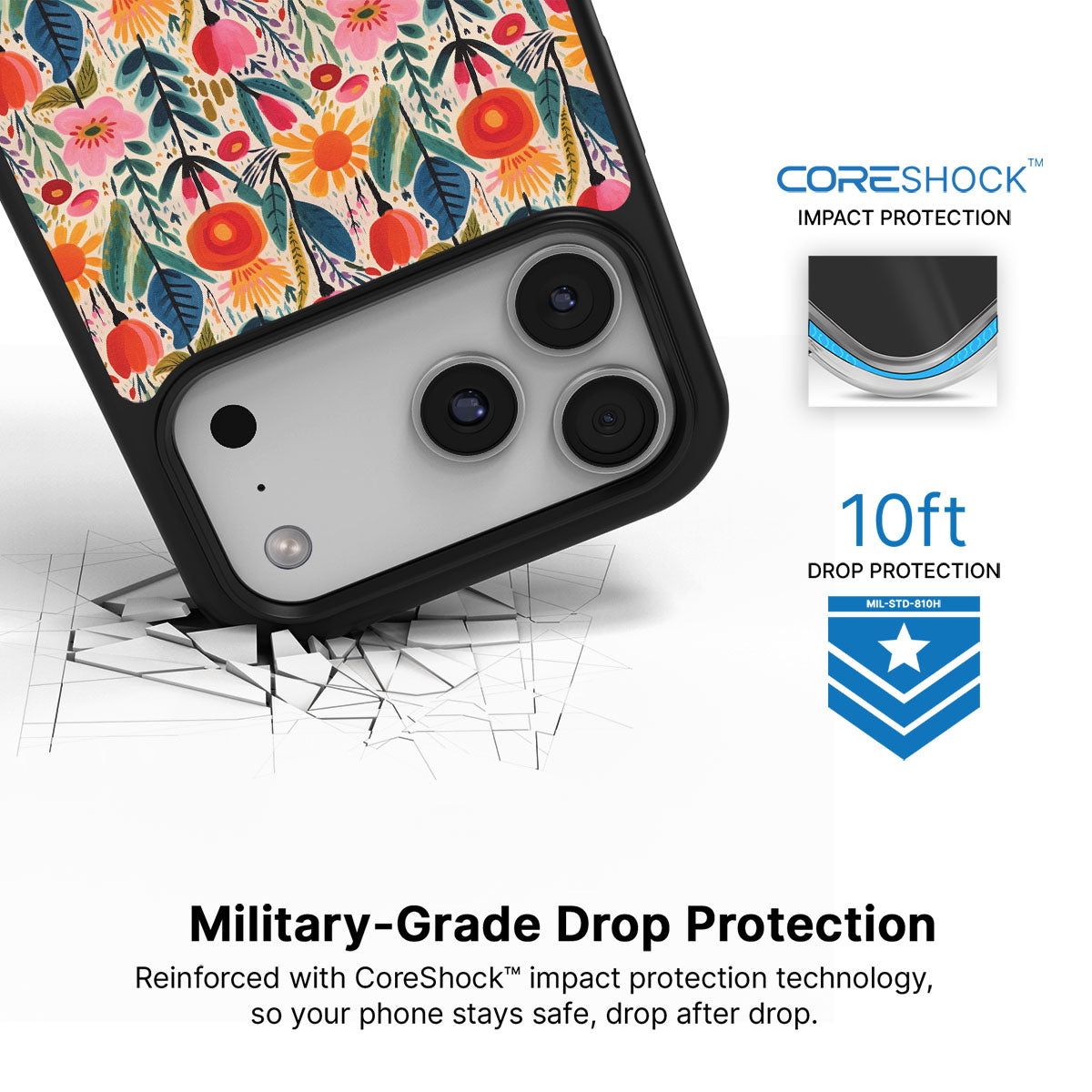 Wild Blossoms - iPhone 17 Pro Case #case type_core (magsafe), #case type_core (non magsafe)