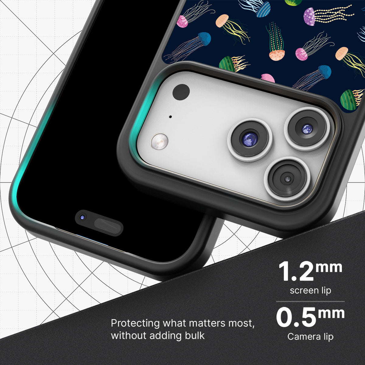 Jellyfish - iPhone 17 Pro Max Case, #case type_core (magsafe), #case type_core (non magsafe)