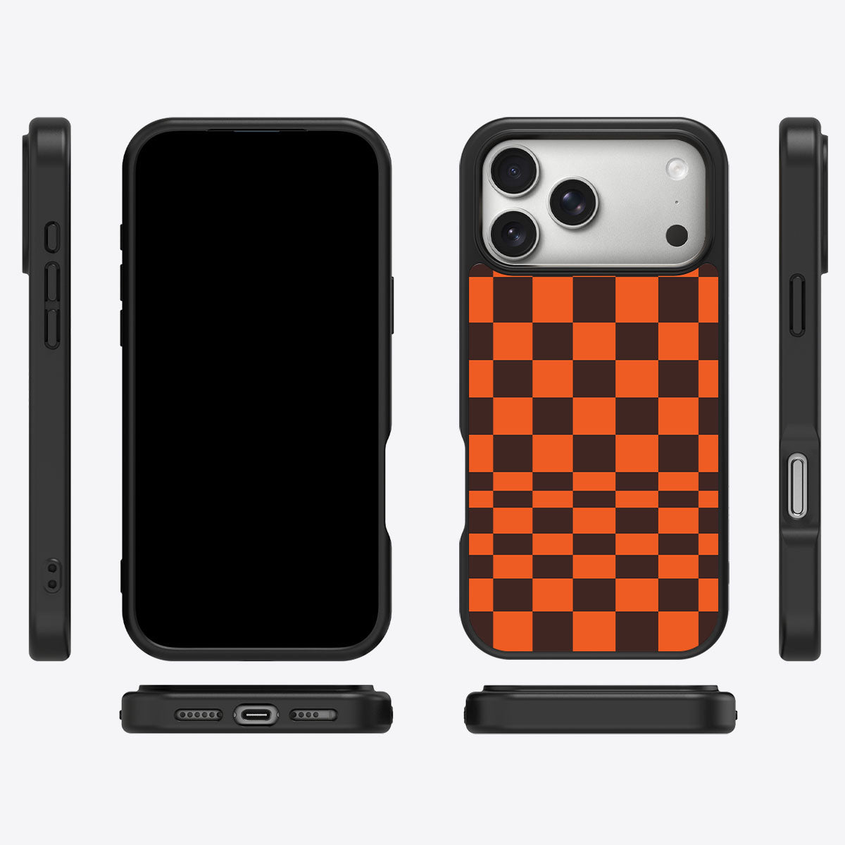 Amber Pop iPhone 17 Pro Max case cover – multi-angle view