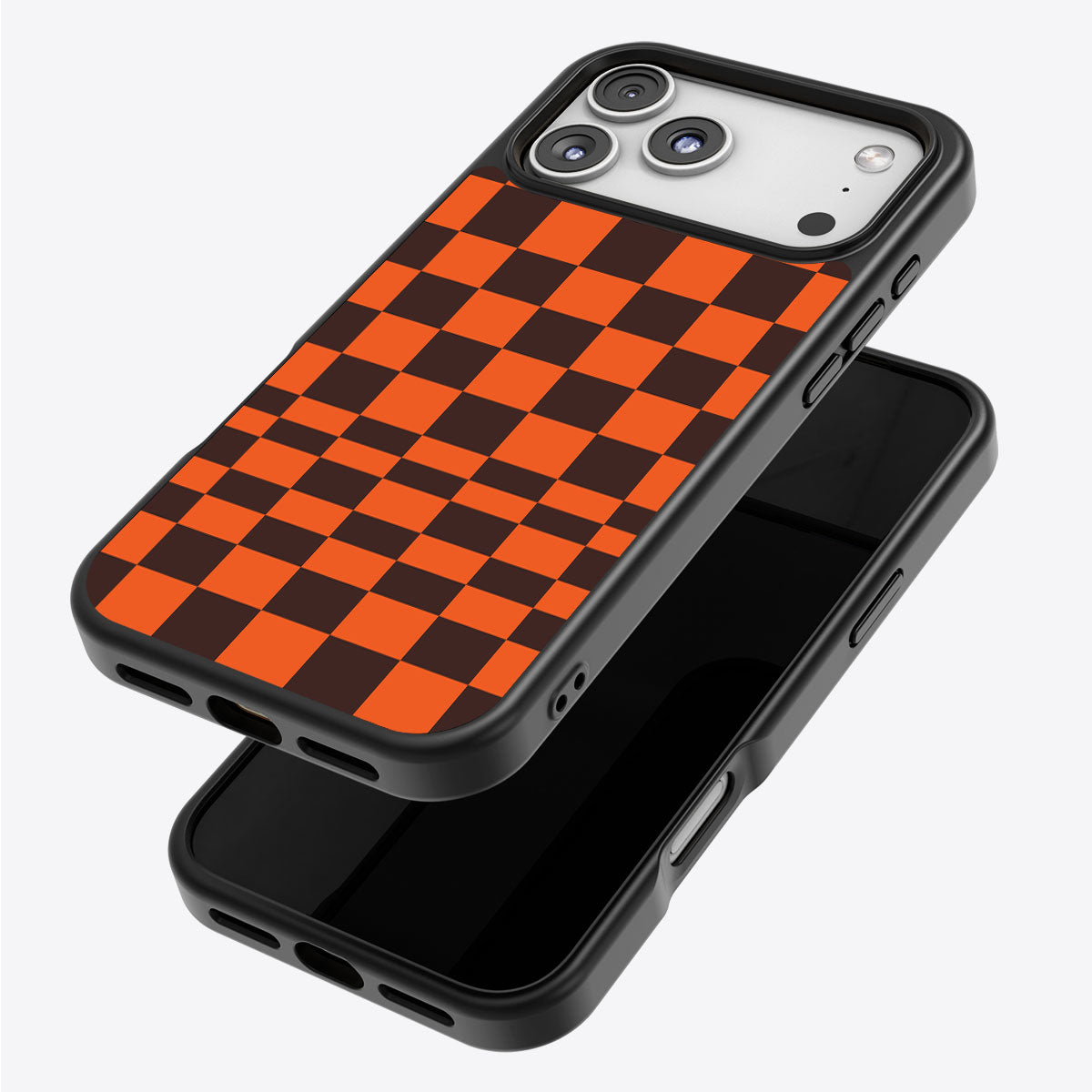 Amber Pop iPhone 17 Pro Max case – back and side view