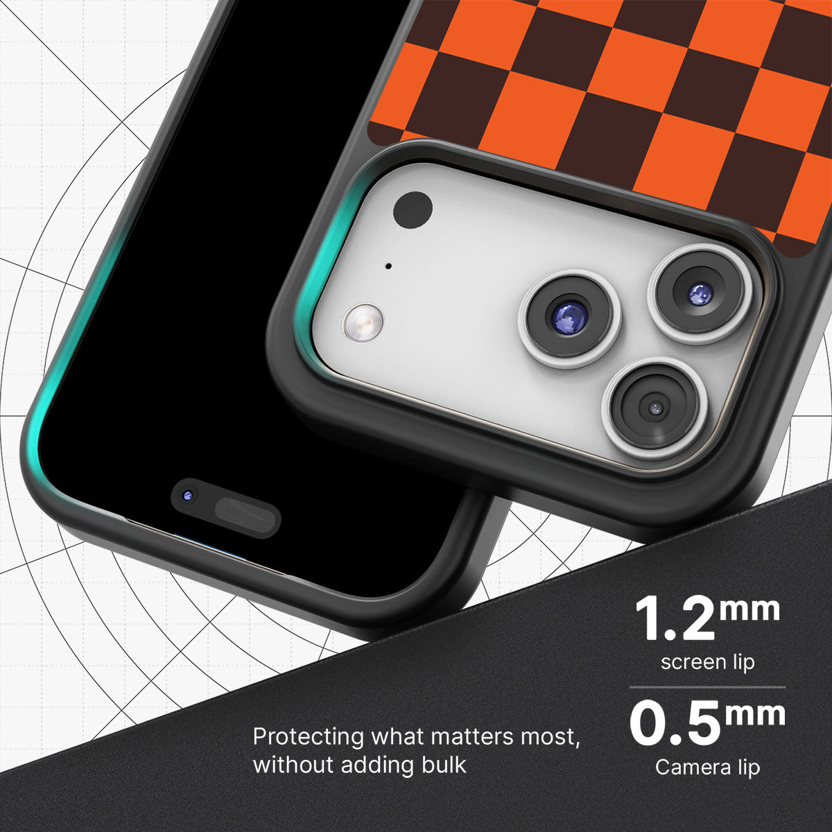 Amber Pop slim iPhone 17 Pro Max phone case