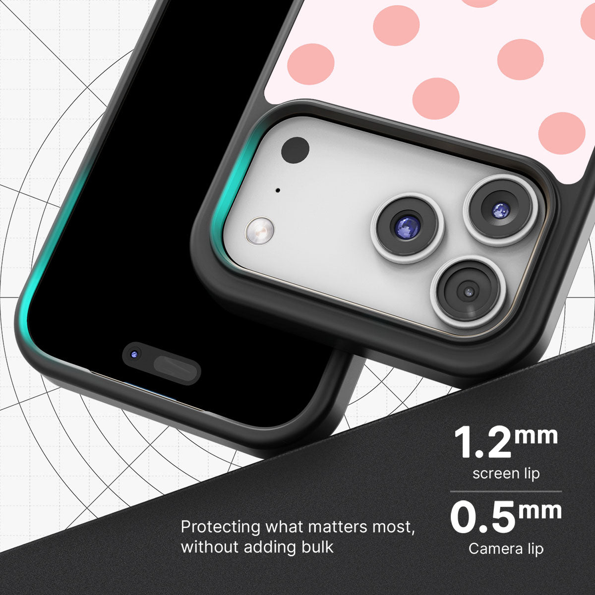 Blush Pearl slim iPhone 17 Pro Max phone case
