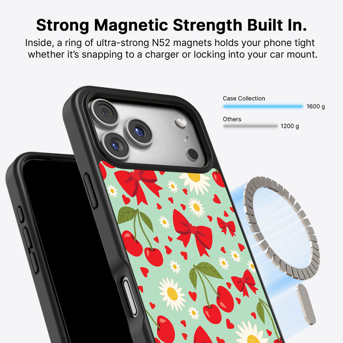 Blushing Bows - iPhone 17 Pro Max Case #case type_core (magsafe)