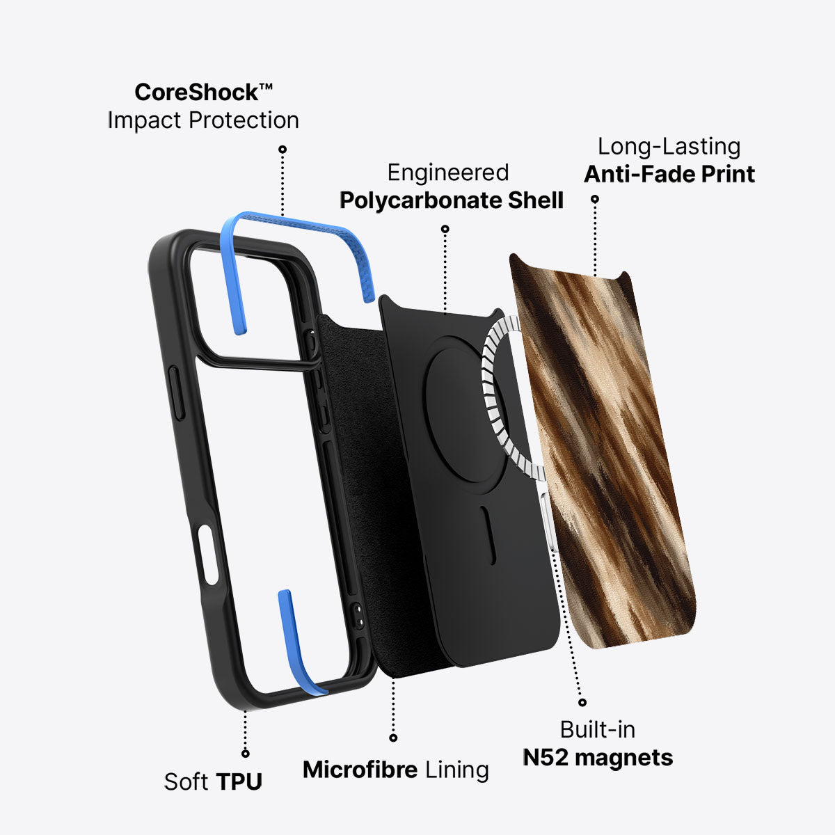 Bronze Terra - iPhone 17 Pro Max Case #case type_core (magsafe)