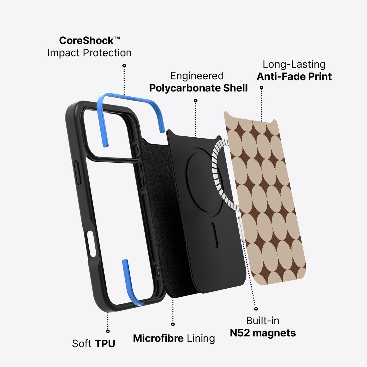 Caffe Latte - iPhone 17 Pro Max Case #case type_core (magsafe)