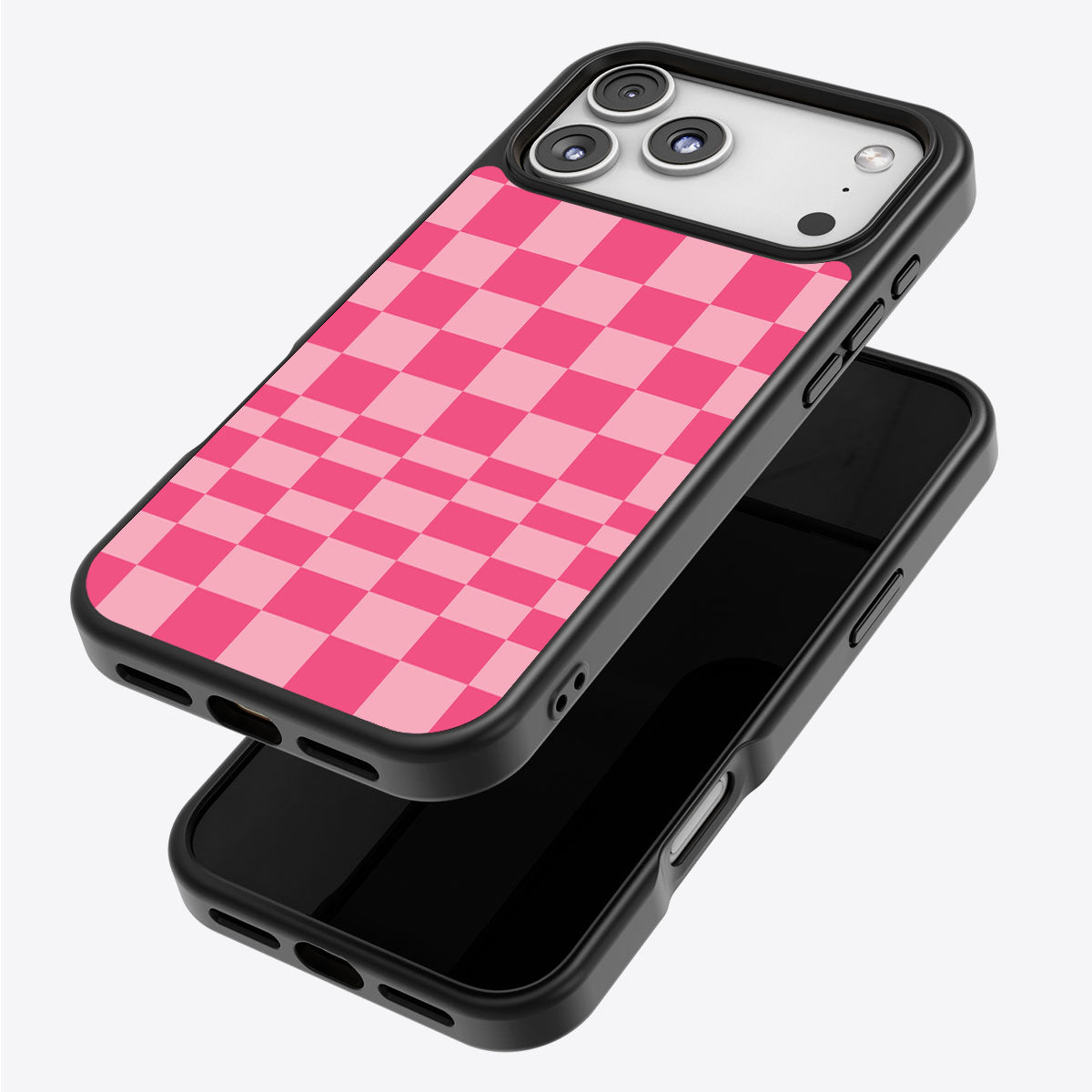 Candy Check iPhone 17 Pro Max case – back and side view