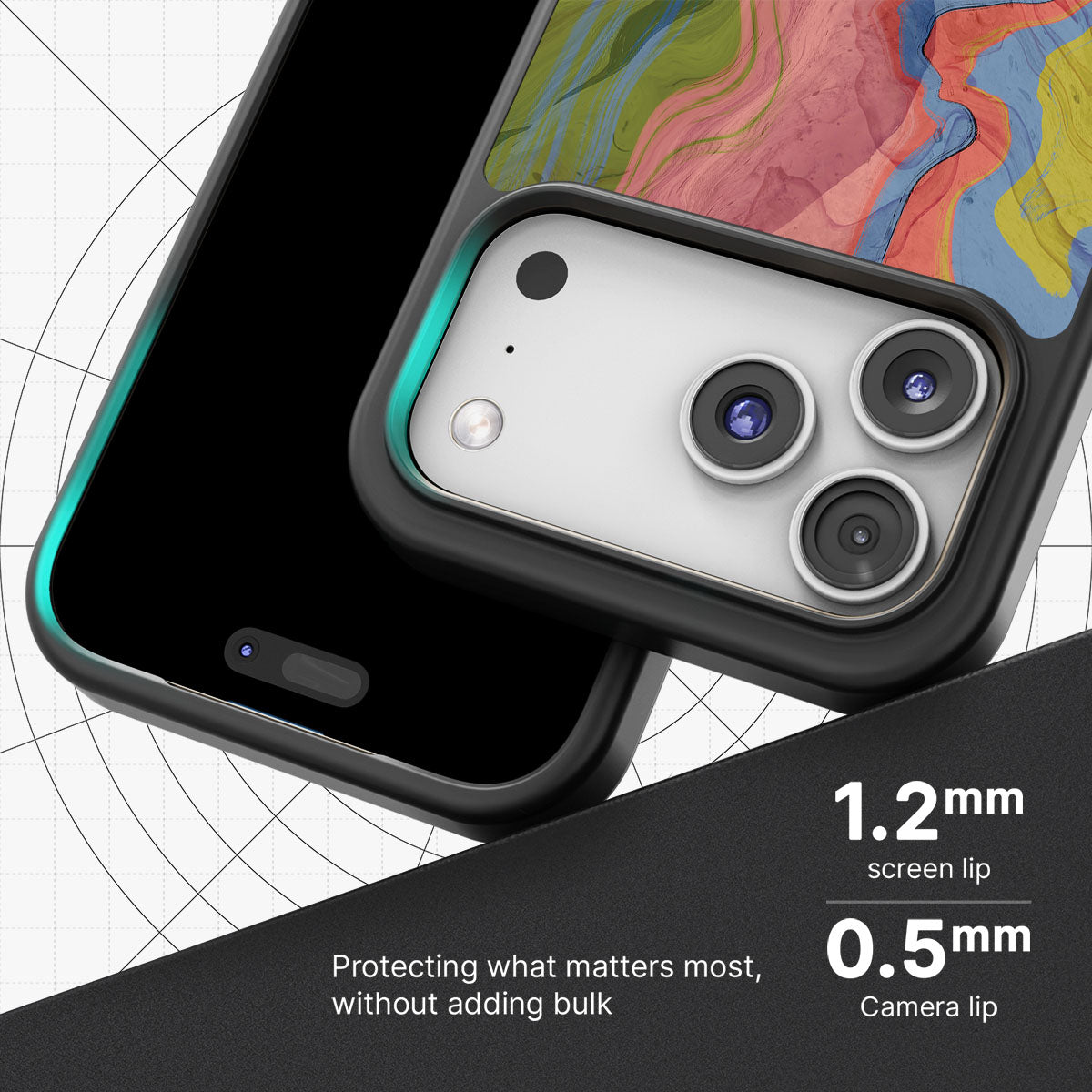 Coloured Rivers - iPhone 17 Pro Max Case, #case type_core (magsafe), #case type_core (non magsafe)