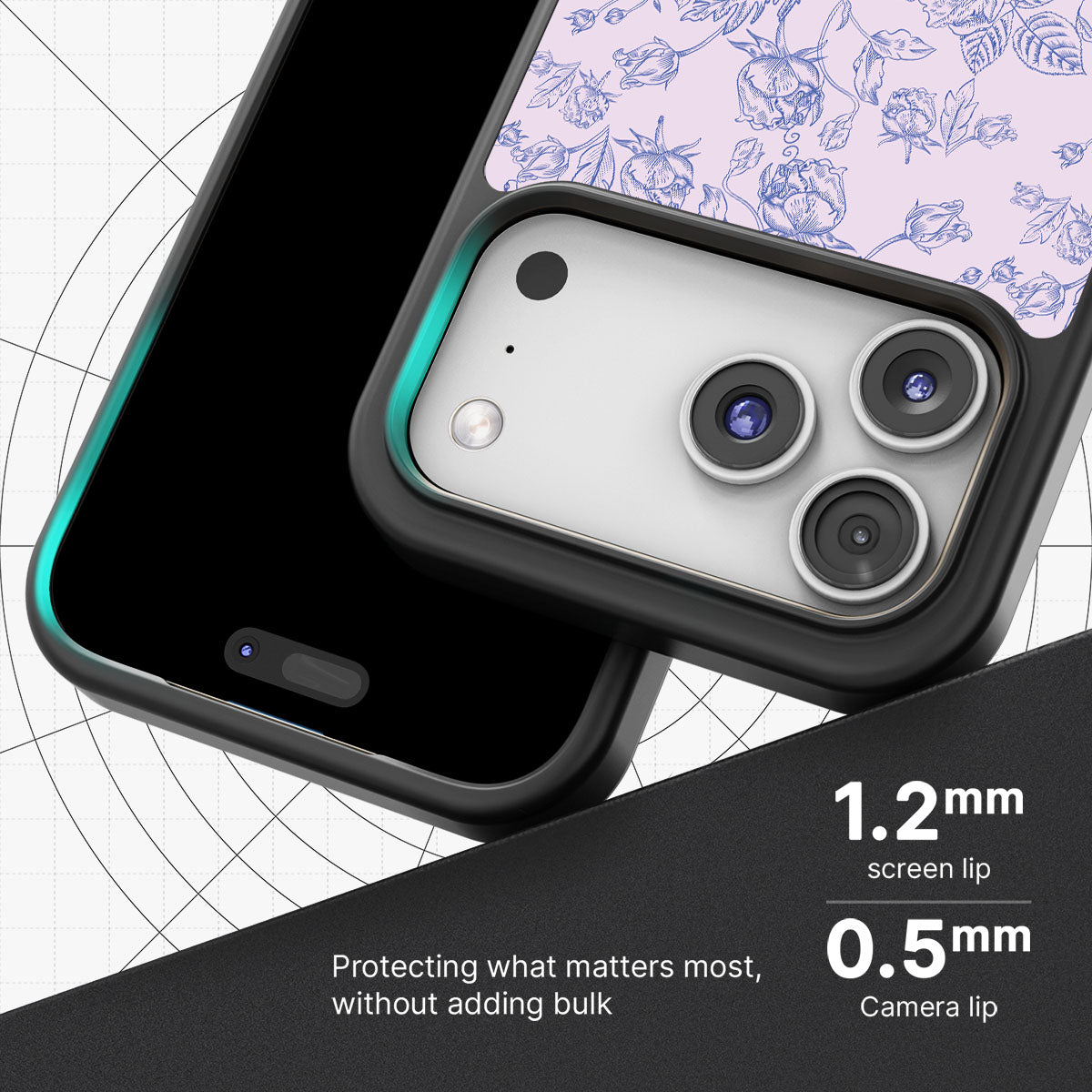 Etched Botanics - iPhone 17 Pro Max Case #case type_core (magsafe), #case type_core (non magsafe)