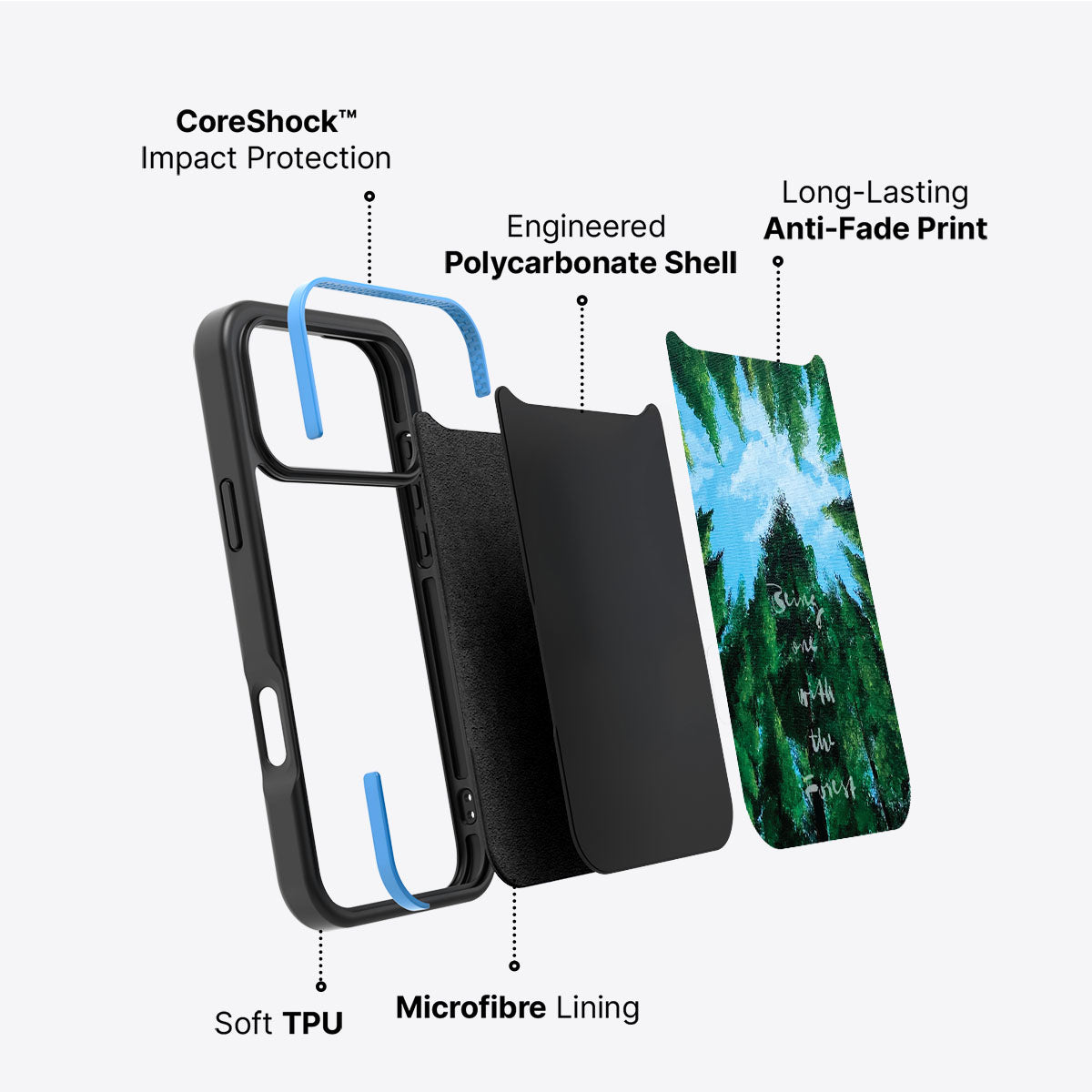 Forest Bathing - iPhone 17 Pro Max Case #case type_core (non magsafe)