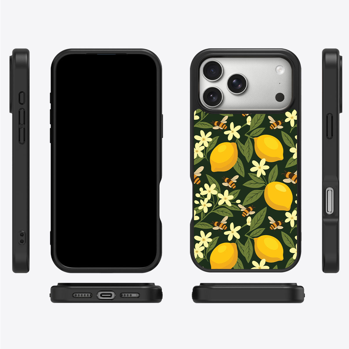 Lemon and Bees - iPhone 17 Pro Max Case #case type_core (magsafe), #case type_core (non magsafe)