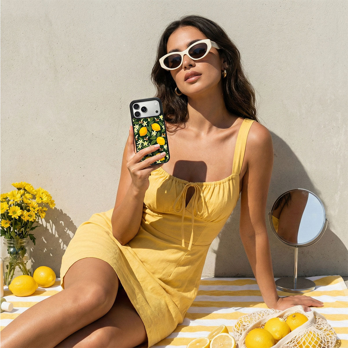 Lemon and Bees - iPhone 17 Pro Max Case