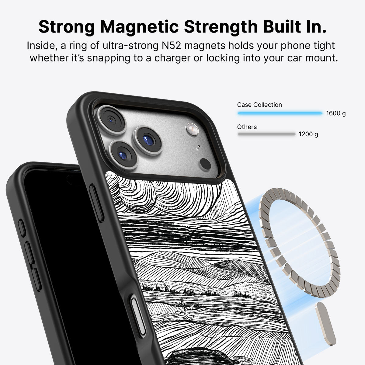 Linear Landscape - iPhone 17 Pro Max Case #case type_core (magsafe)