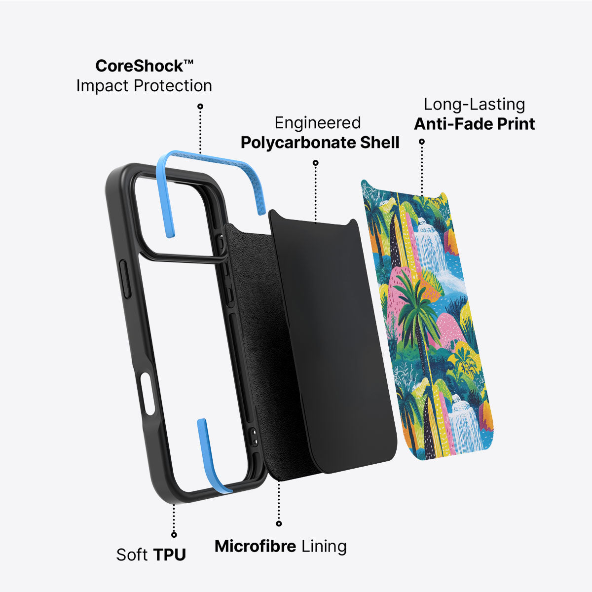 Lively Amazon - iPhone 17 Pro Max Case #case type_core (non magsafe)