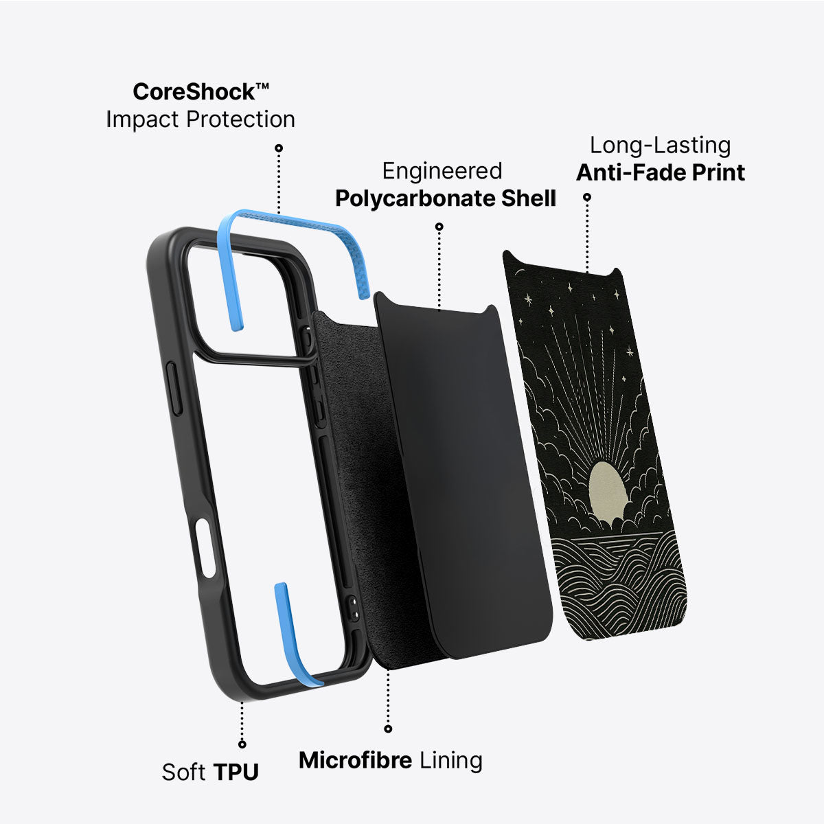 Moon Energy - iPhone 17 Pro Max Case #case type_core (non magsafe)