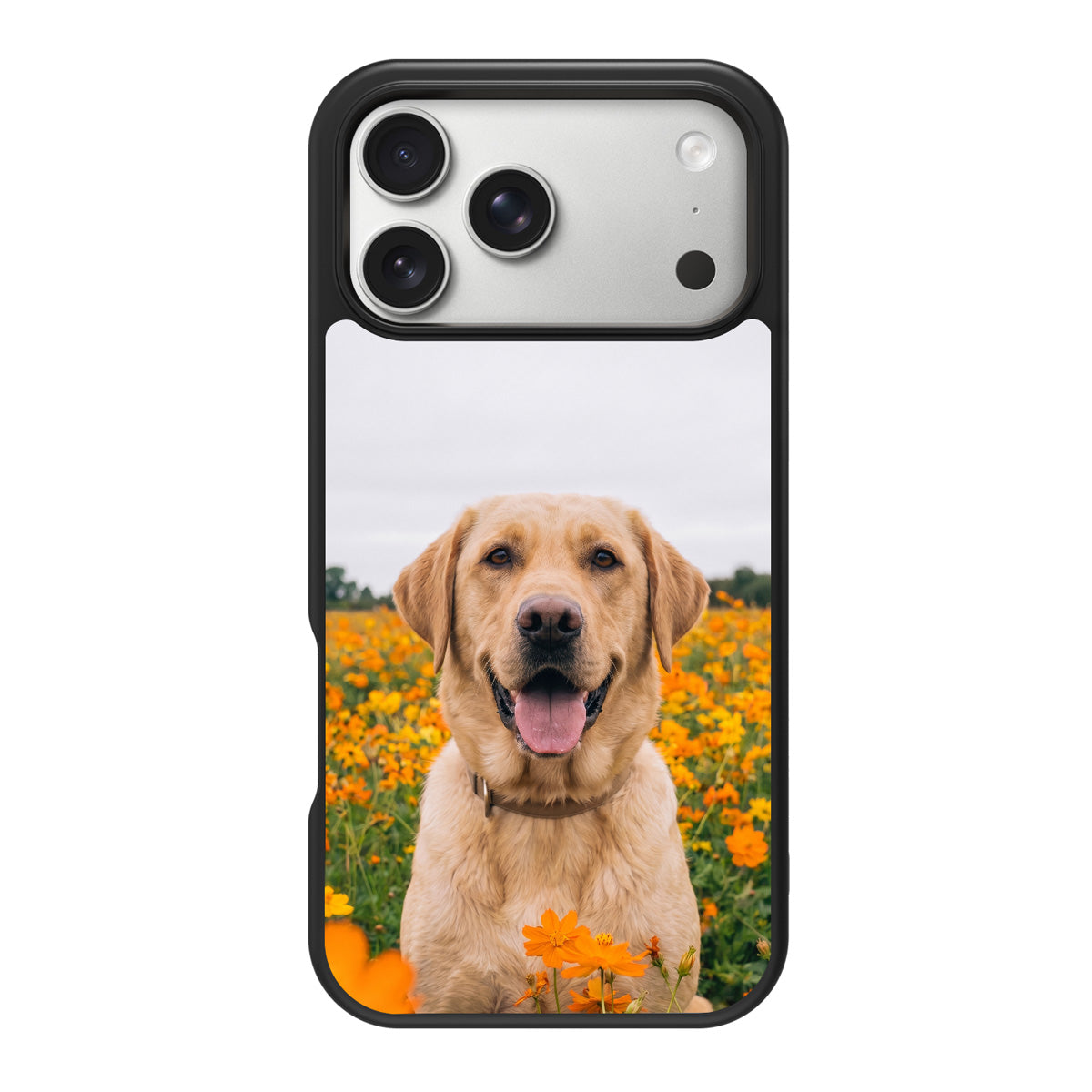 Personalised iPhone 17 Pro Max case – single pet photo design
