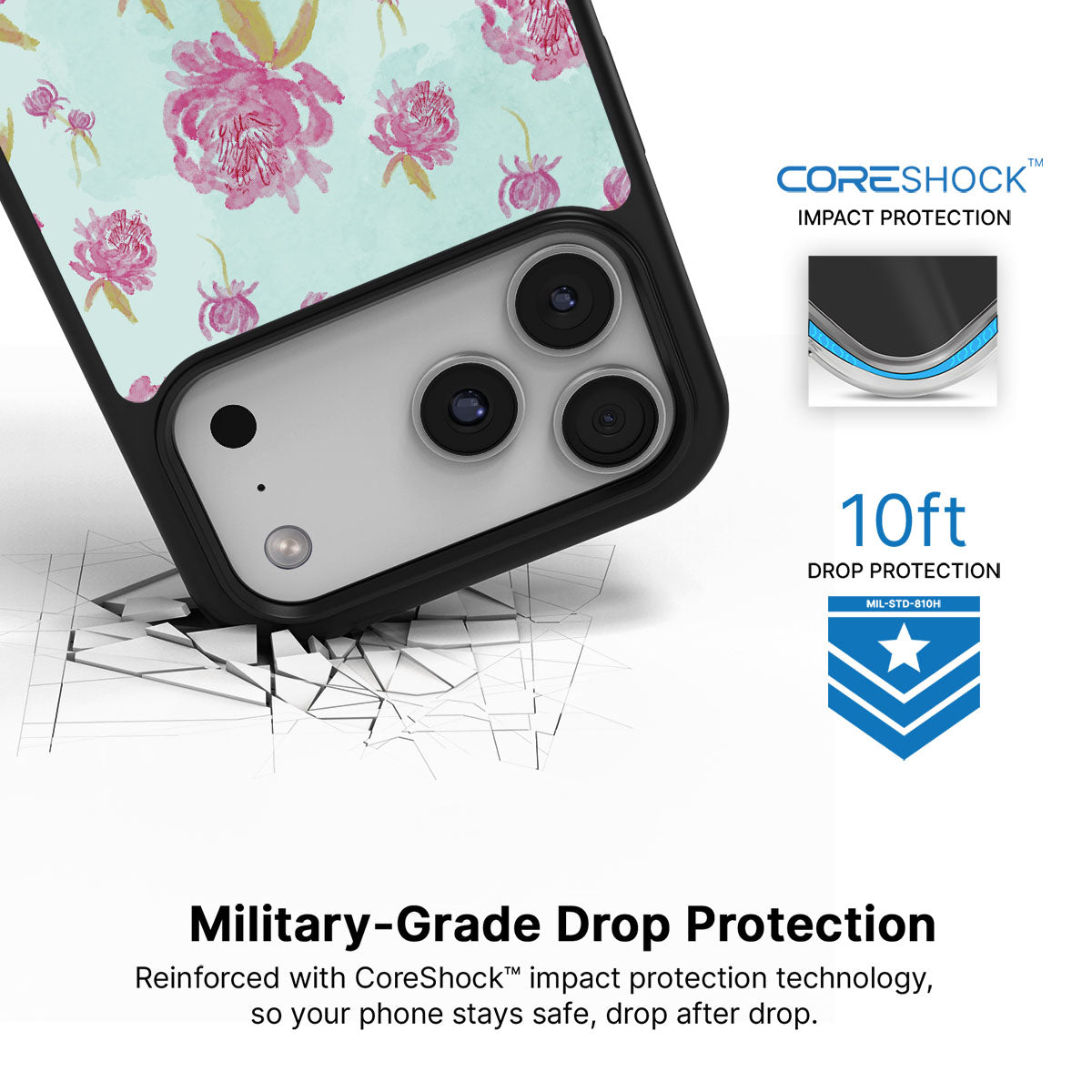 Rose Impressions - iPhone 17 Pro Max Case #case type_core (magsafe), #case type_core (non magsafe)