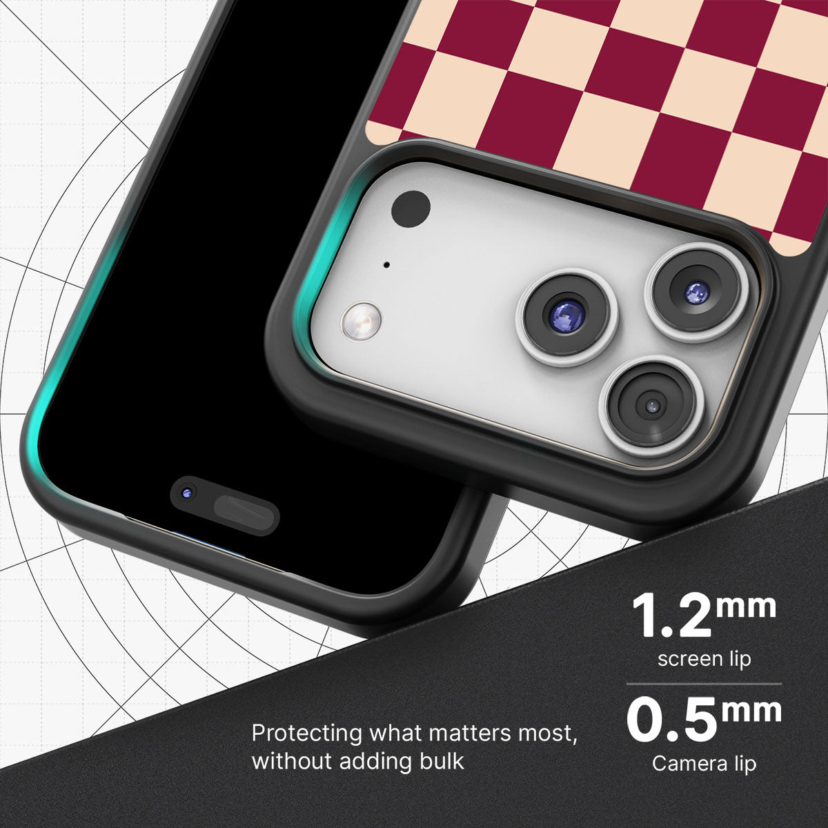 Rouge Board slim iPhone 17 Pro Max phone case