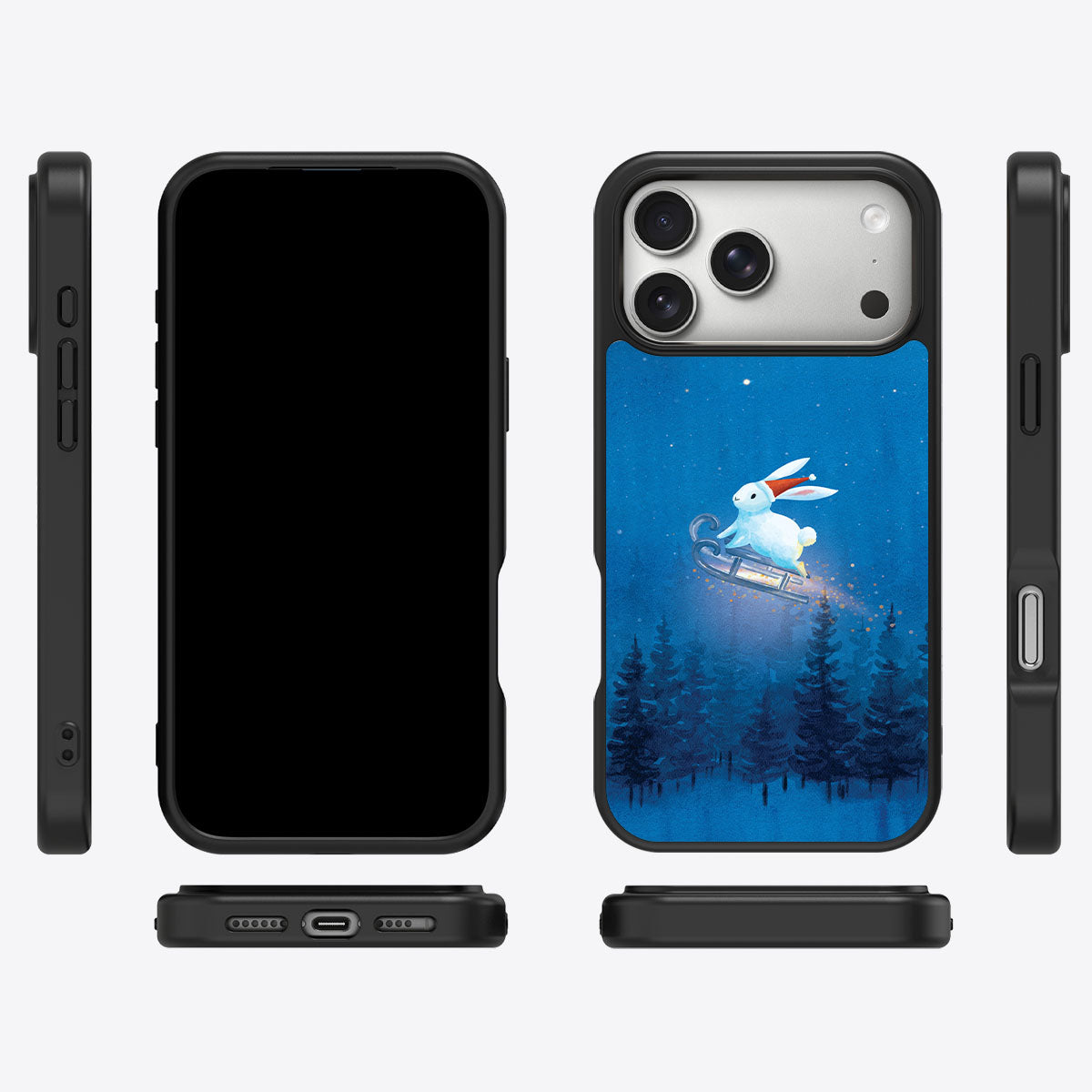 Santa Bunny - iPhone 17 Pro Max Case #case type_core (magsafe), #case type_core (non magsafe)