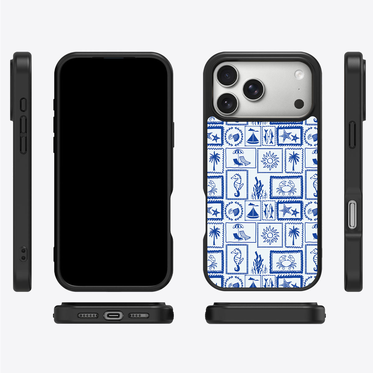 Seaside Sketches - iPhone 17 Pro Max Case #case type_core (magsafe), #case type_core (non magsafe)