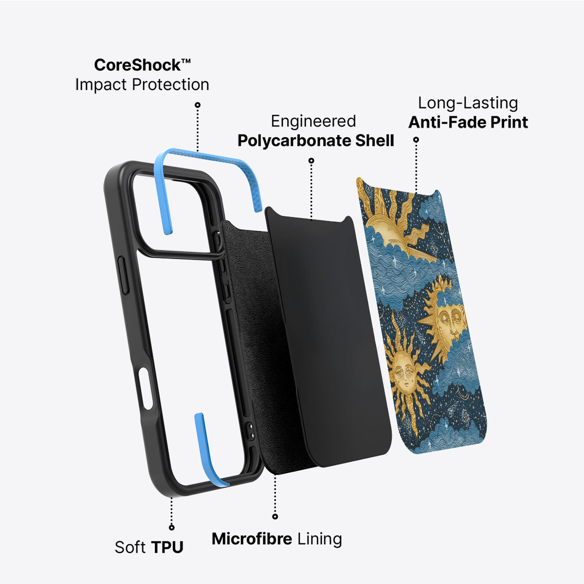 Solar Play - iPhone 17 Pro Max Case, #case type_core (non magsafe)