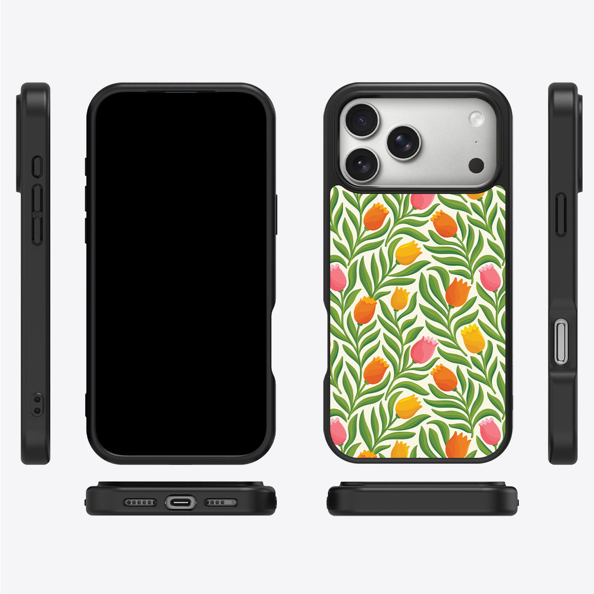 Spring Tulips - iPhone 17 Pro Max Case #case type_core (magsafe), #case type_core (non magsafe)
