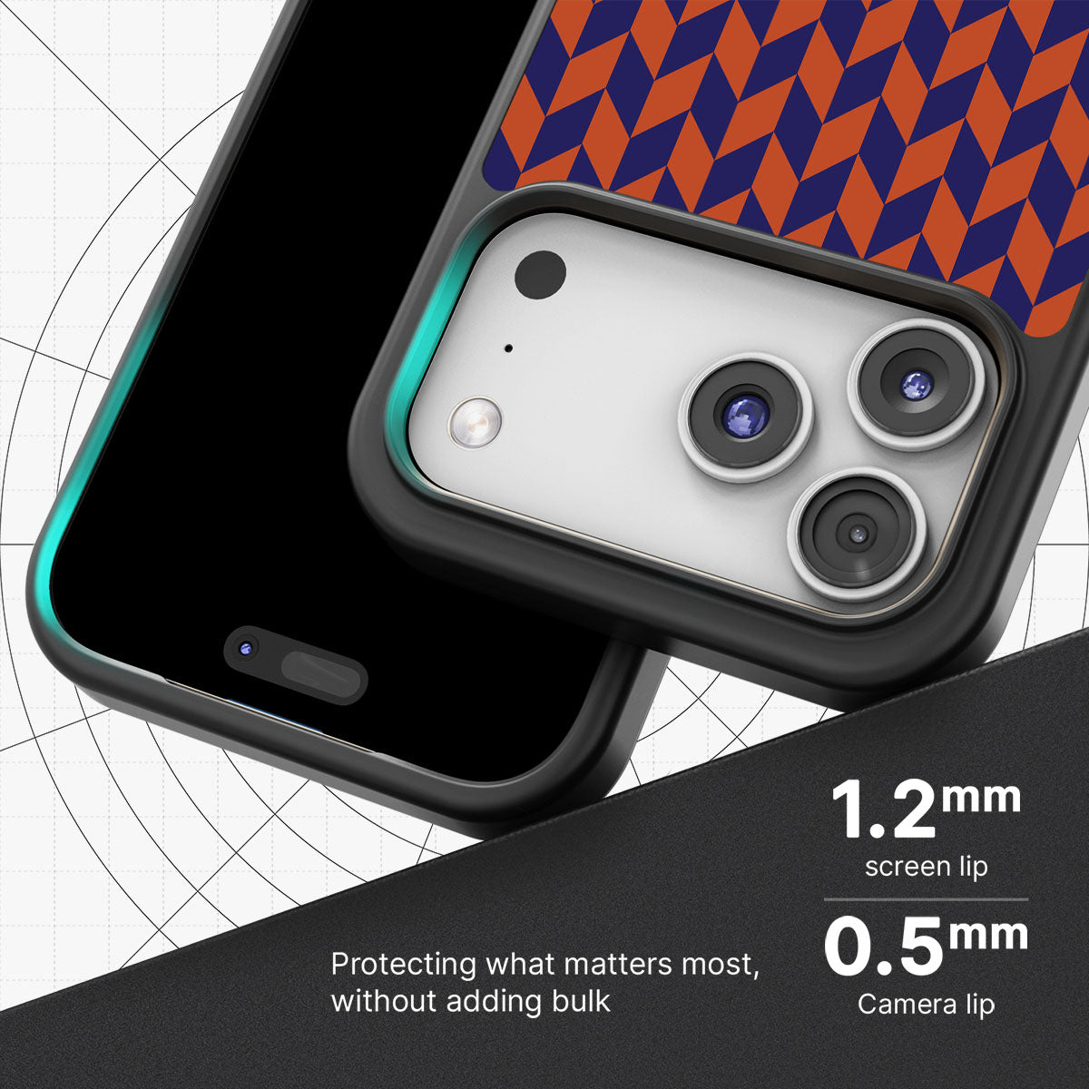 Twilight Chevron - iPhone 17 Pro Max Case #case type_core (magsafe), #case type_core (non magsafe)