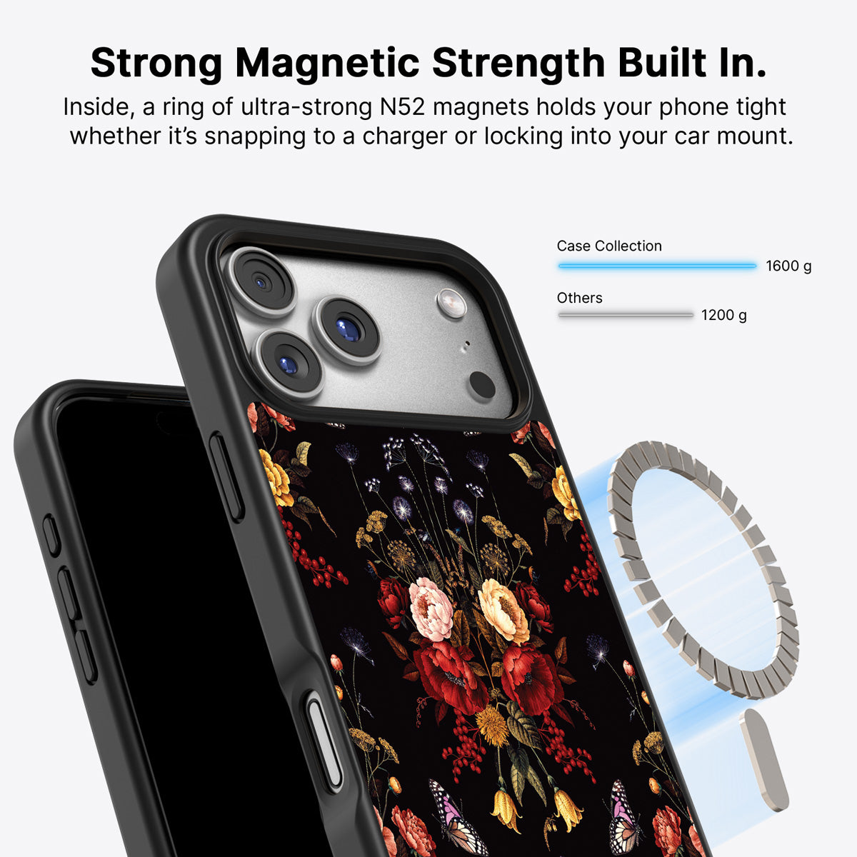 iPhone 18 Pro MagSafe case – Kelmscott Bloom design