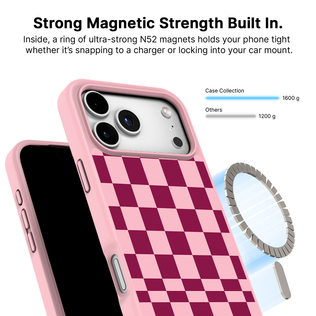 iPhone 18 Pro MagSafe case – Rouge Board design
