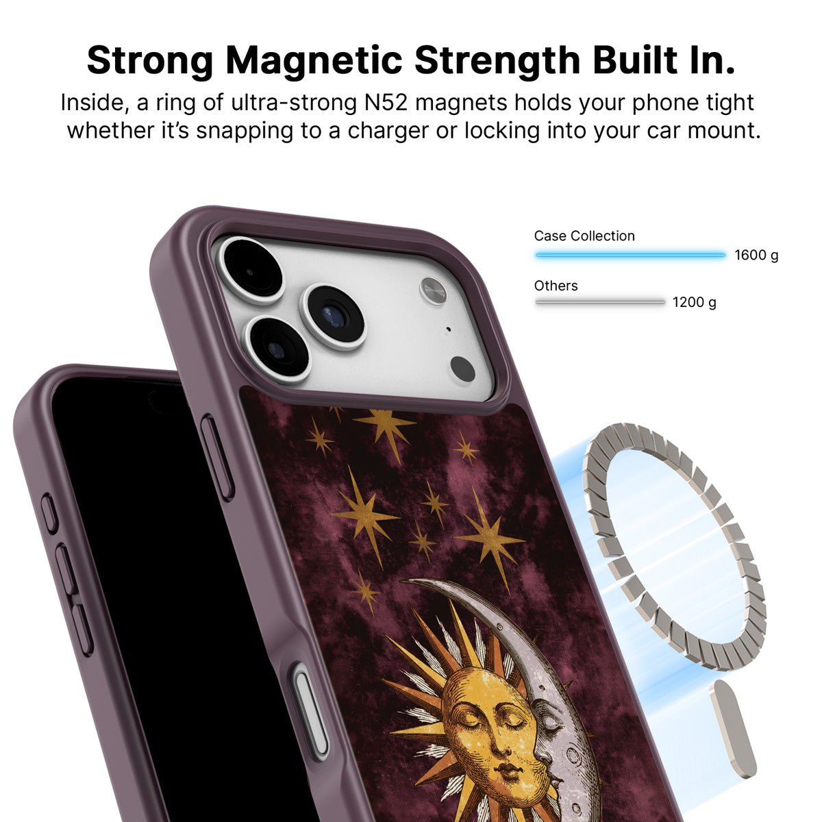 iPhone 18 Pro MagSafe case – Sun and Moon design