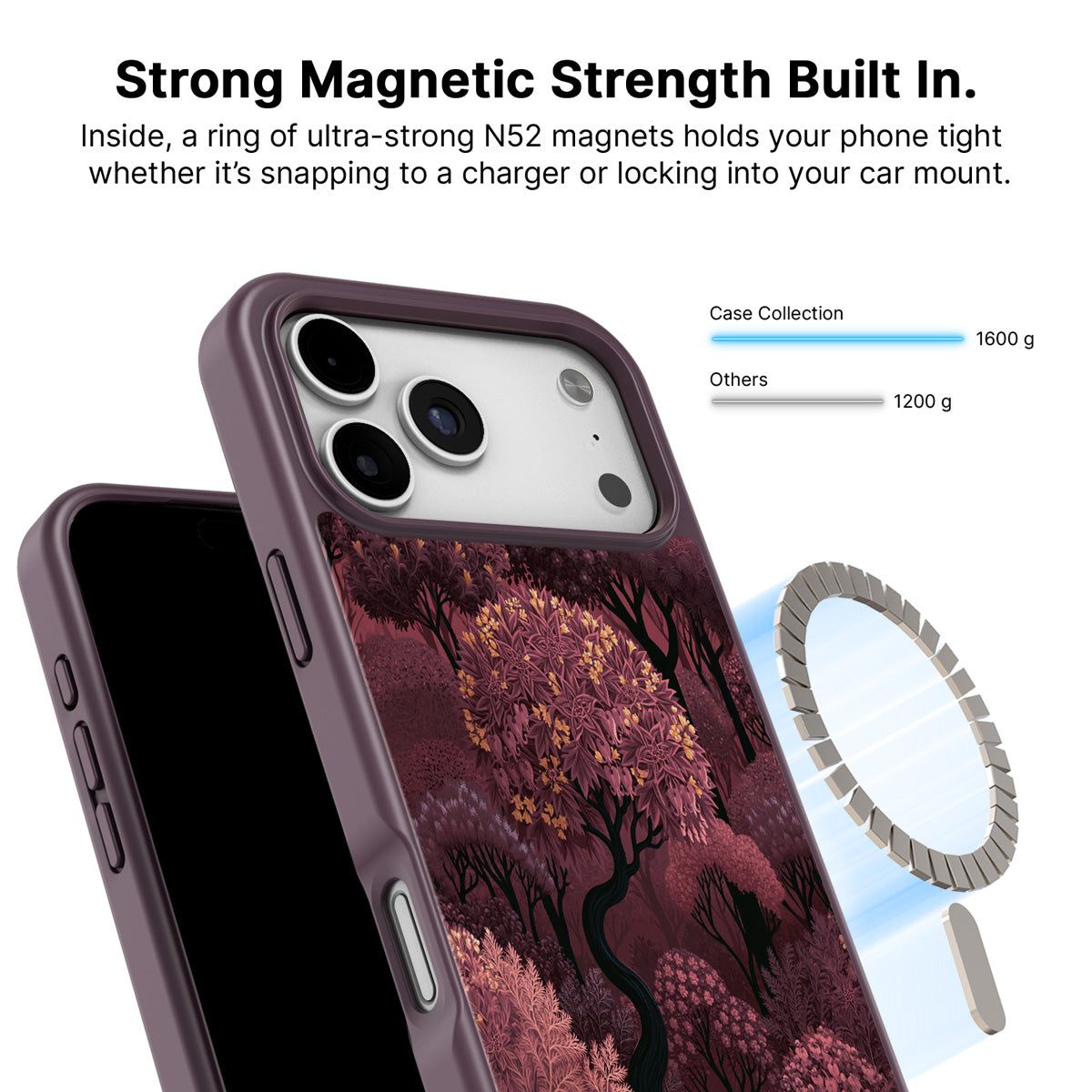 iPhone 18 Pro MagSafe case – Velvet Reverie design