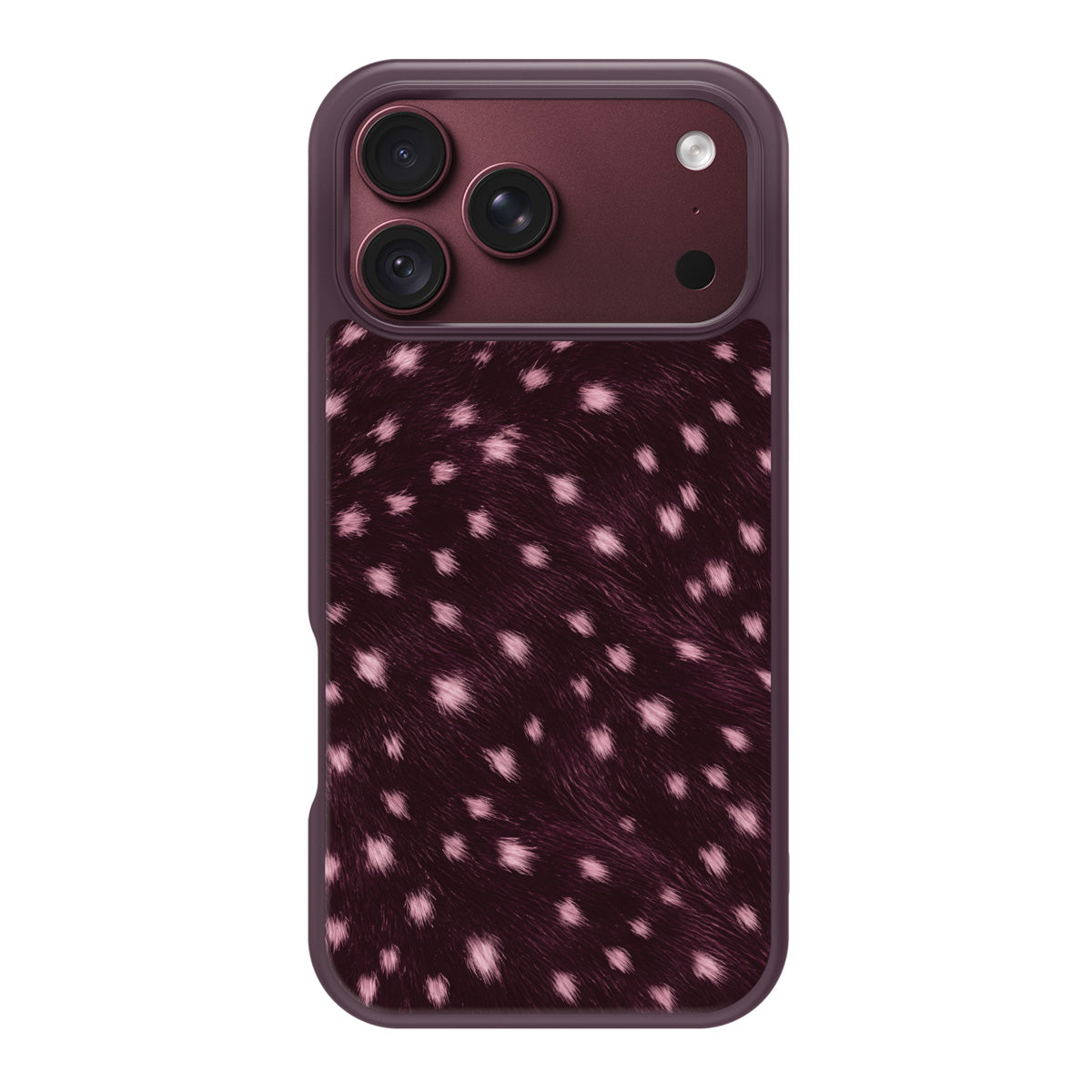 Fawn Spots design back view – iPhone 18 Pro Max case