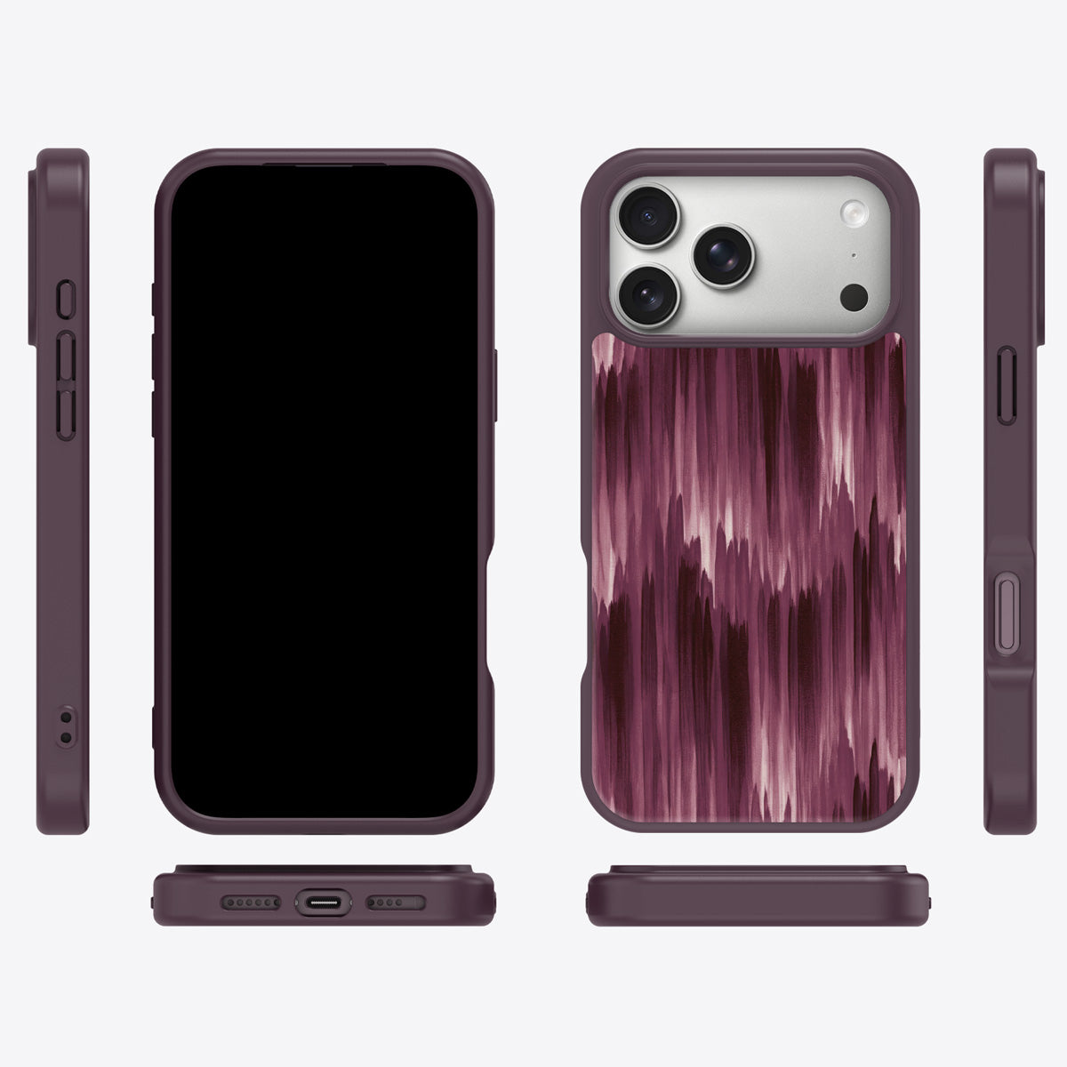 Ikat Haze iPhone 18 Pro Max case cover – multi-angle view