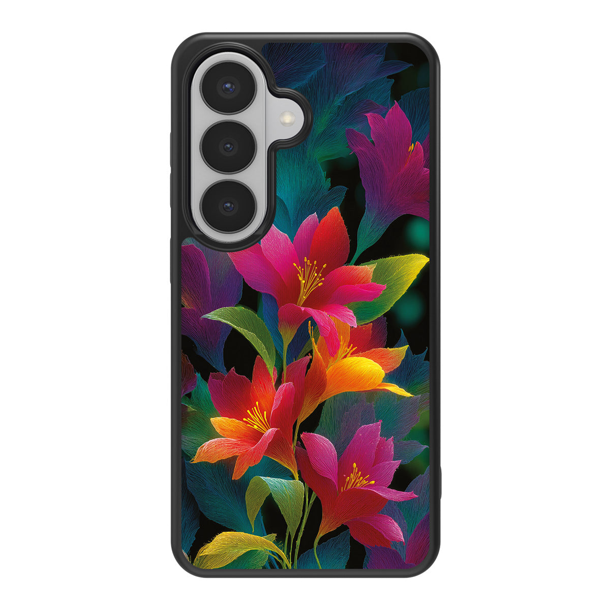 Jungle Bloom design back view – Samsung Galaxy S26 case