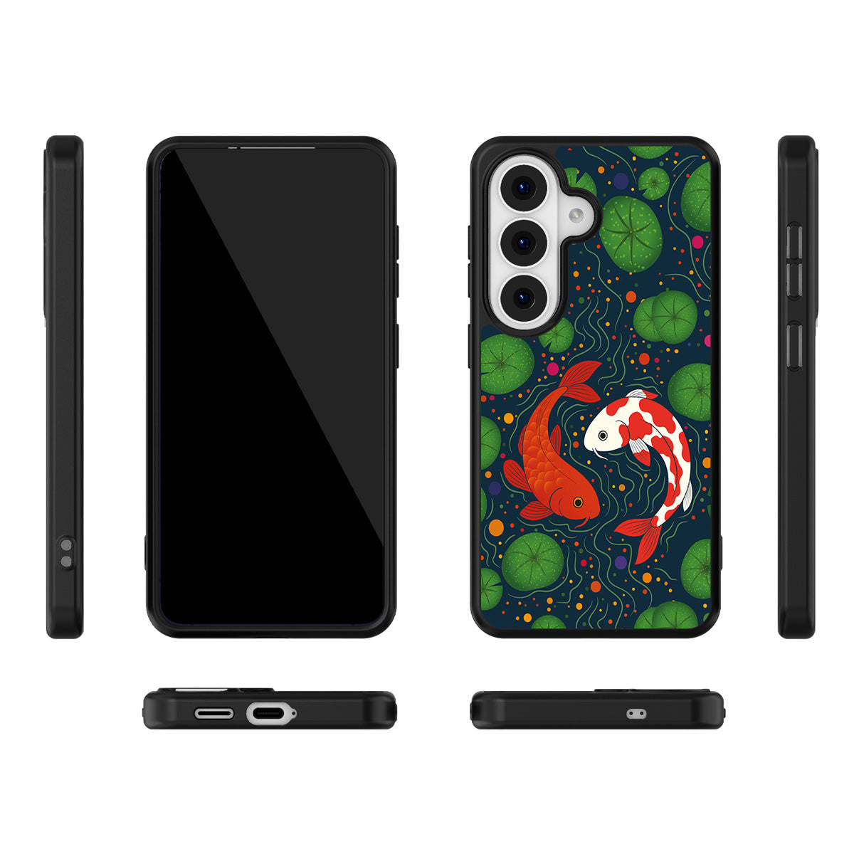 Koi Fish Samsung Galaxy S26 Plus case – multi-angle view