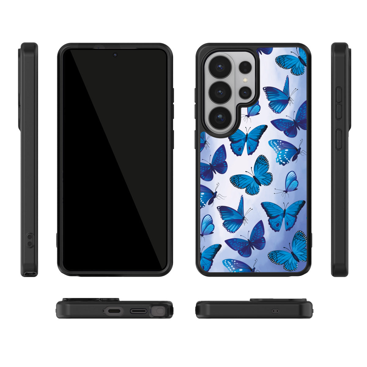 Magic Butterflies Samsung Galaxy S26 Ultra case – multi-angle view
