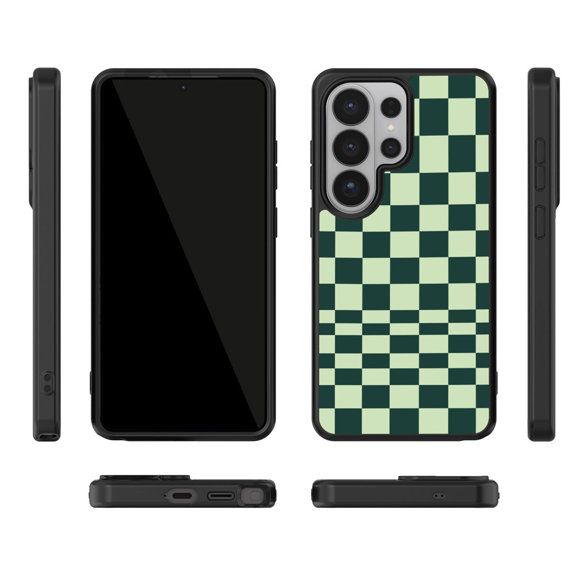 Mint Matrix Samsung Galaxy S26 Ultra case – multi-angle view