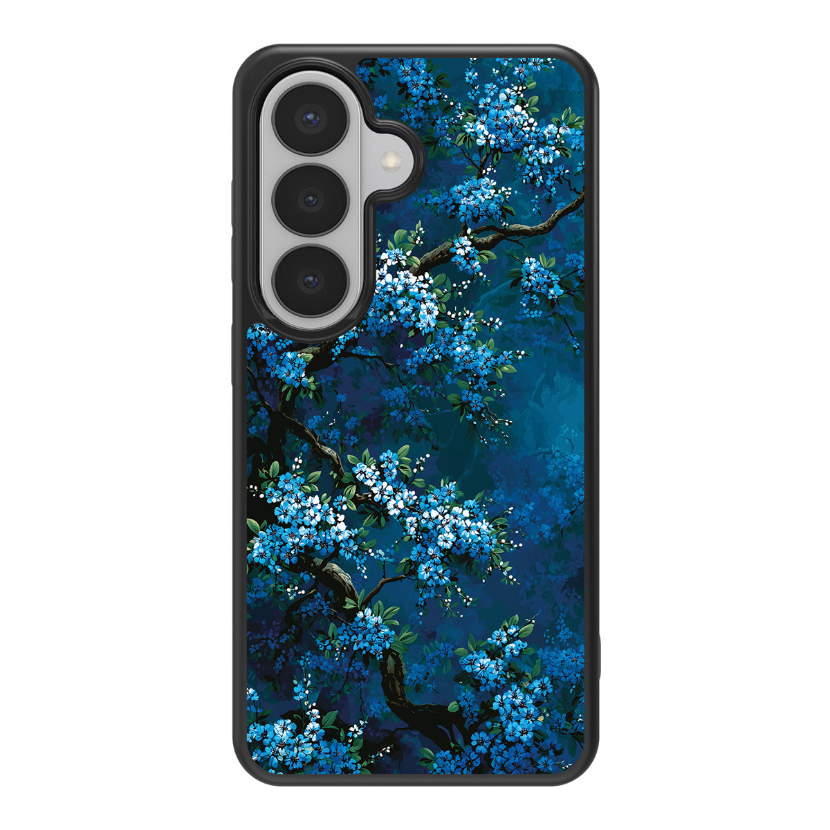 Moonlit Petals design back view – Samsung Galaxy S26 Plus case